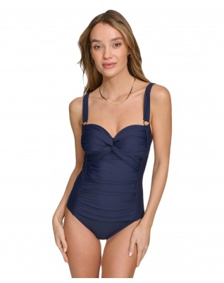 Women's Sweetheart Navy Swimsuit