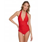 Women's red triangle sling swimsuit