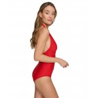 Women's red triangle sling swimsuit